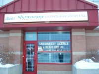 Store front for Shawnessy License & Registry