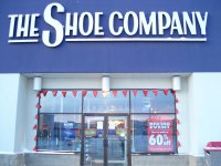 Store front for The Shoe Company