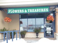 Store front for Victoria's Flowers & Treasures