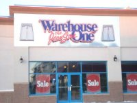 Store front for Warehouse One The Jean Store