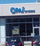Store front for OPA Of Greece